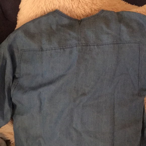 3.1 Phillip Lim  HOST PICK frayed denim top - Picture 8 of 8